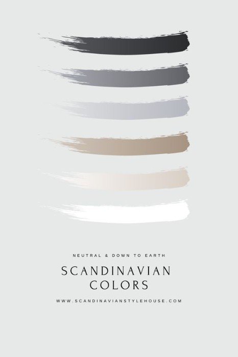 scandinavian design colors Swedish Style